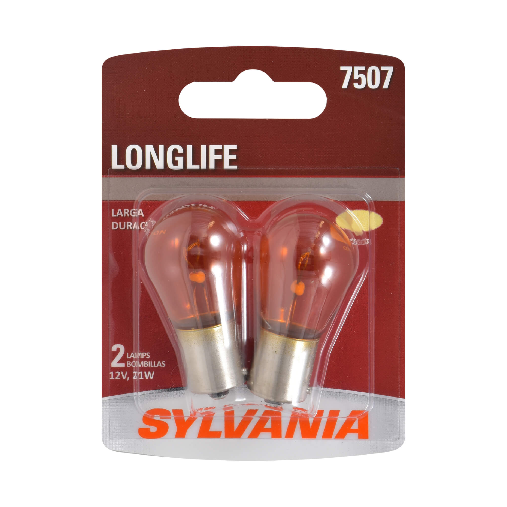 SYLVANIA 7507 Long Life Mini Bulb, 2 Pack